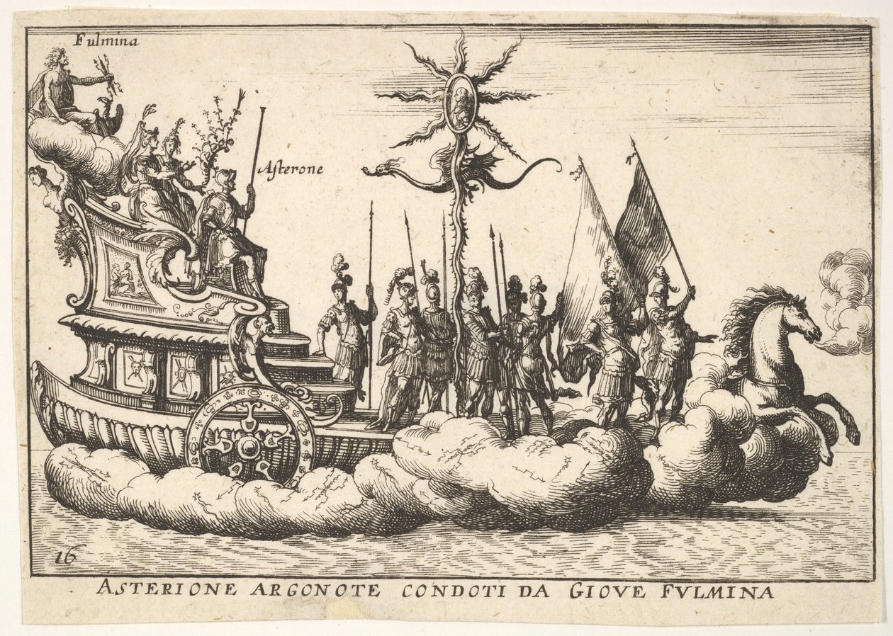 图16：由年轻的闪电星号argonote con ...领导的Argonaut星号，1664年。 作者 不明