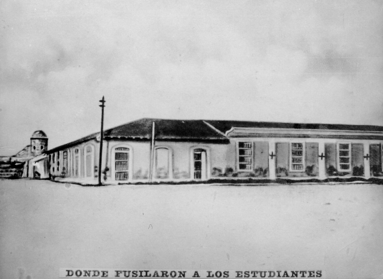 蓬塔广场，医科学生被处决的地方，1871年，1920年代 作者 不明