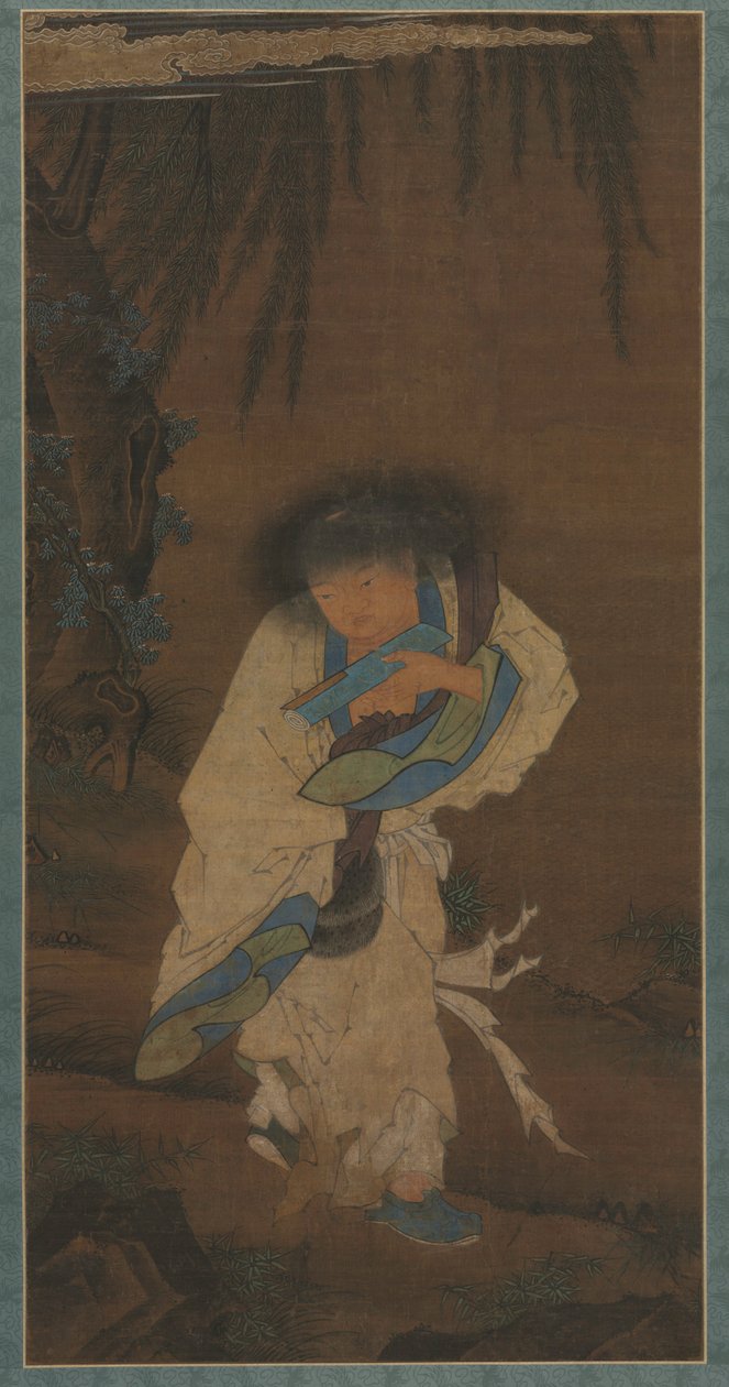诗人和隐士汉山，1400年代。 作者 不明