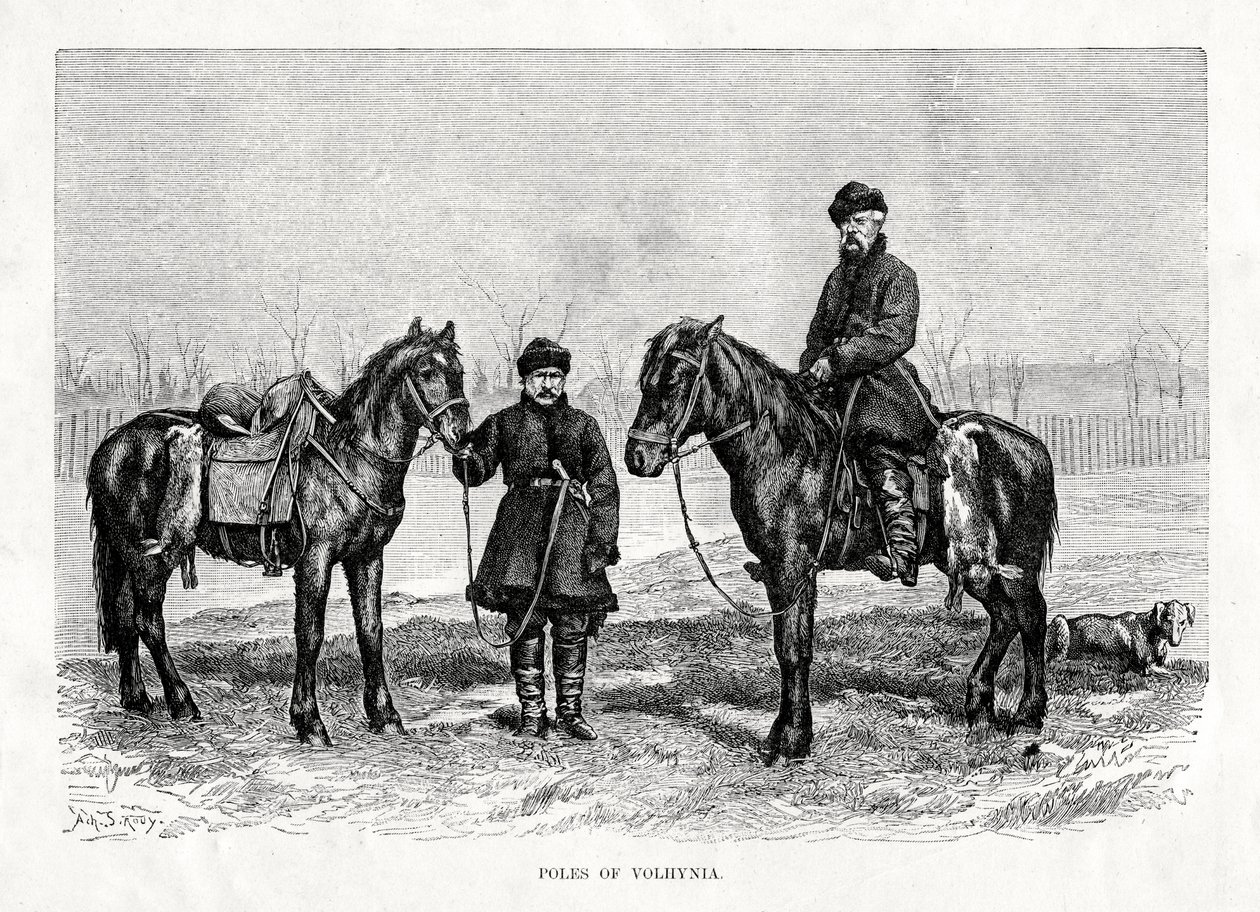 乌克兰西部Volhynia波兰人，1879年 作者 不明