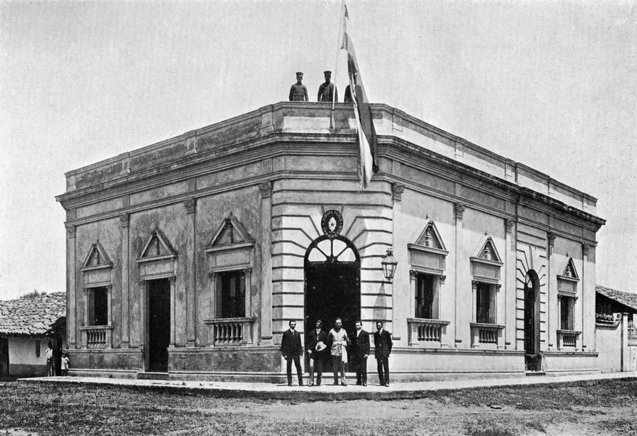 警察裁判所，巴拉圭，卡拉佩瓜，1911年 作者 不明