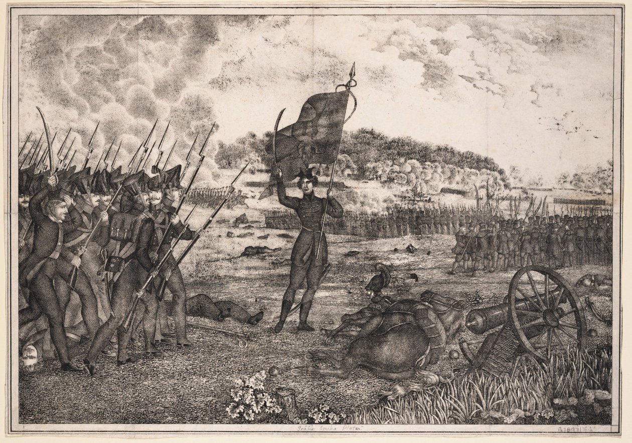 波兰-俄罗斯战争现场，1831年，1831年 作者 不明