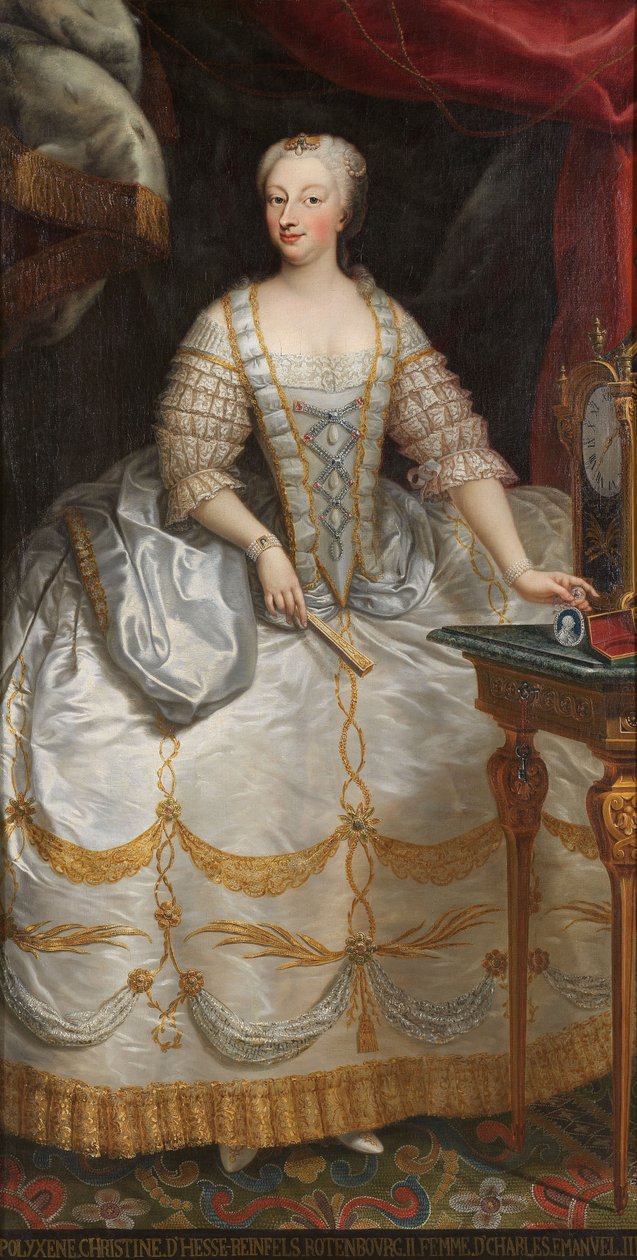 黑森·罗滕堡（Hesse-Rotenburg）的Polyxena 1706-1735，撒丁岛女王 作者 不明
