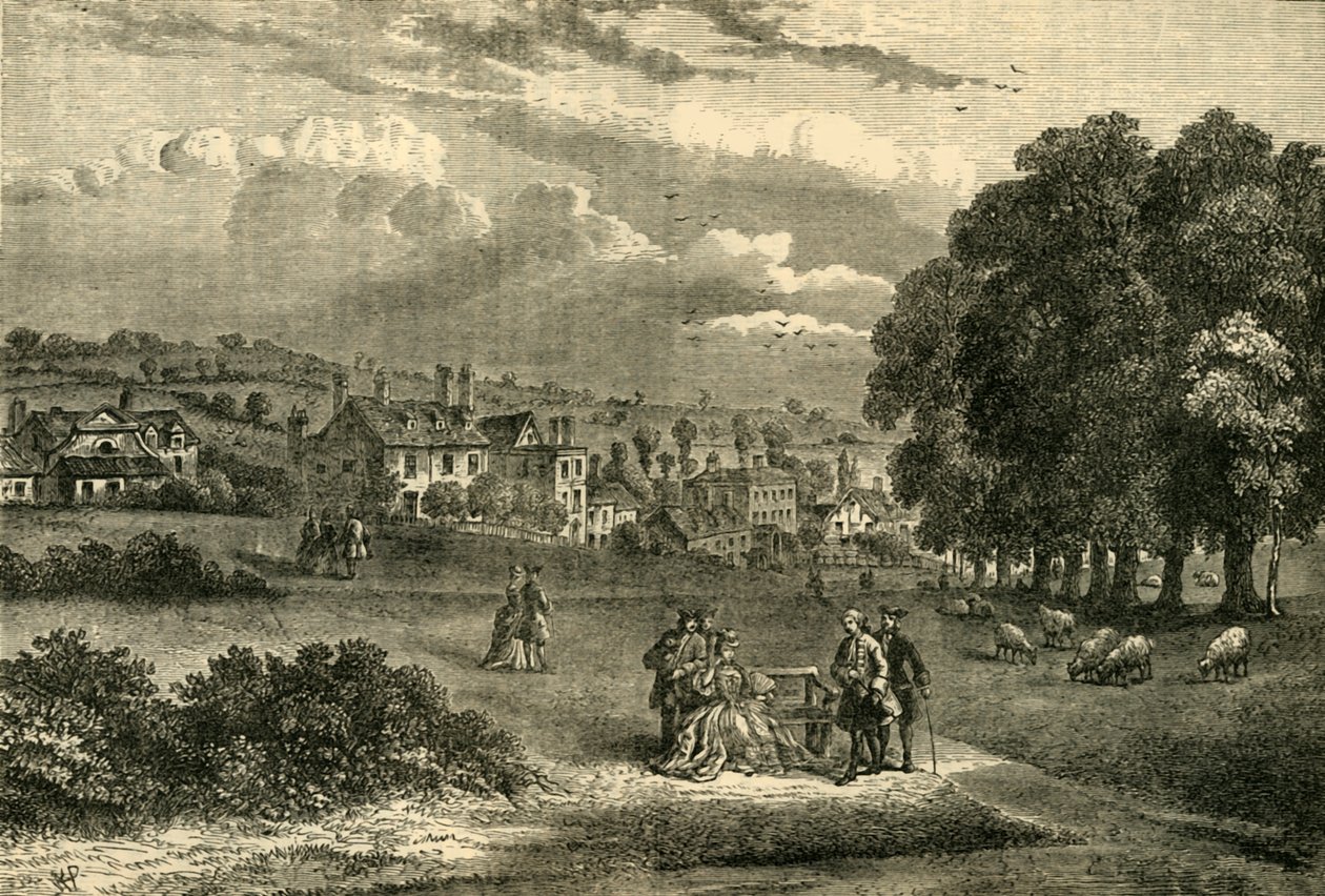 1750年在汉普斯特德的庞德街（Pond Street）建于1876年。 作者 不明
