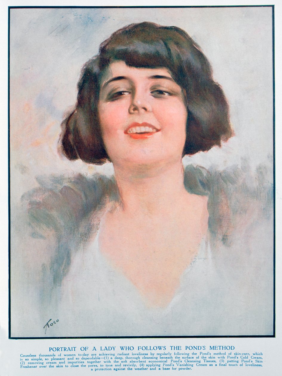 池塘奶油广告，1928年 作者 不明