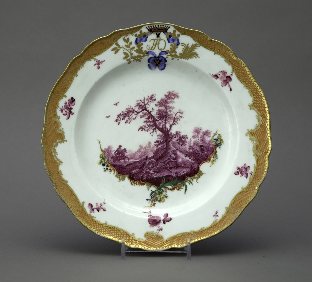 Orlov Service的瓷碟，约1770年 作者 不明