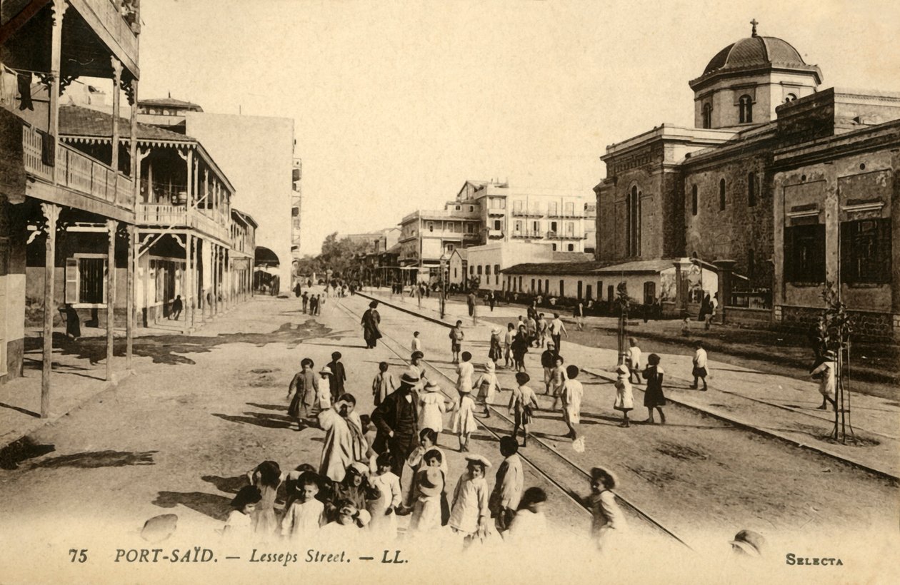 塞德港。 -Lesseps街。 -LL。，c1918-c1939。 作者 不明