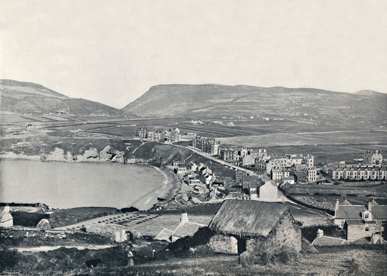 艾琳港-城镇及其周边地区的全景，1895年 作者 不明