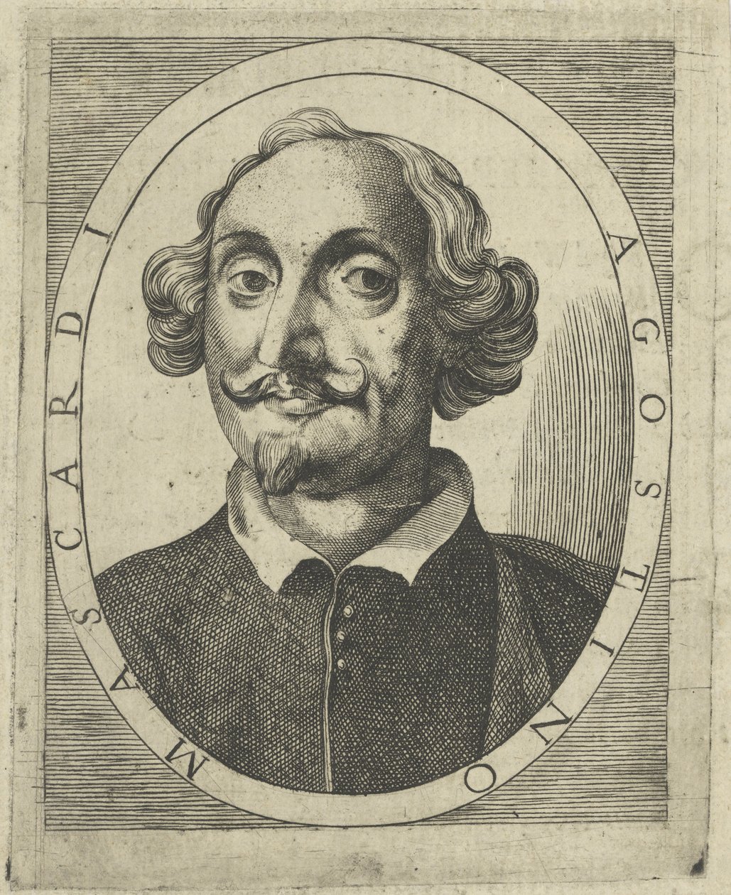 Agostino Mascardi 1590-1640，1640-1650的肖像。 作者 不明