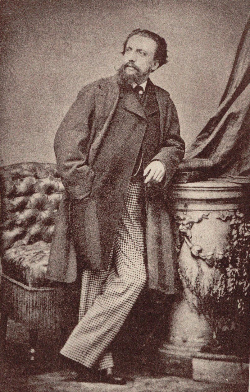 1860年Arthur Kalkbrenner肖像1828-1869年。 作者 不明