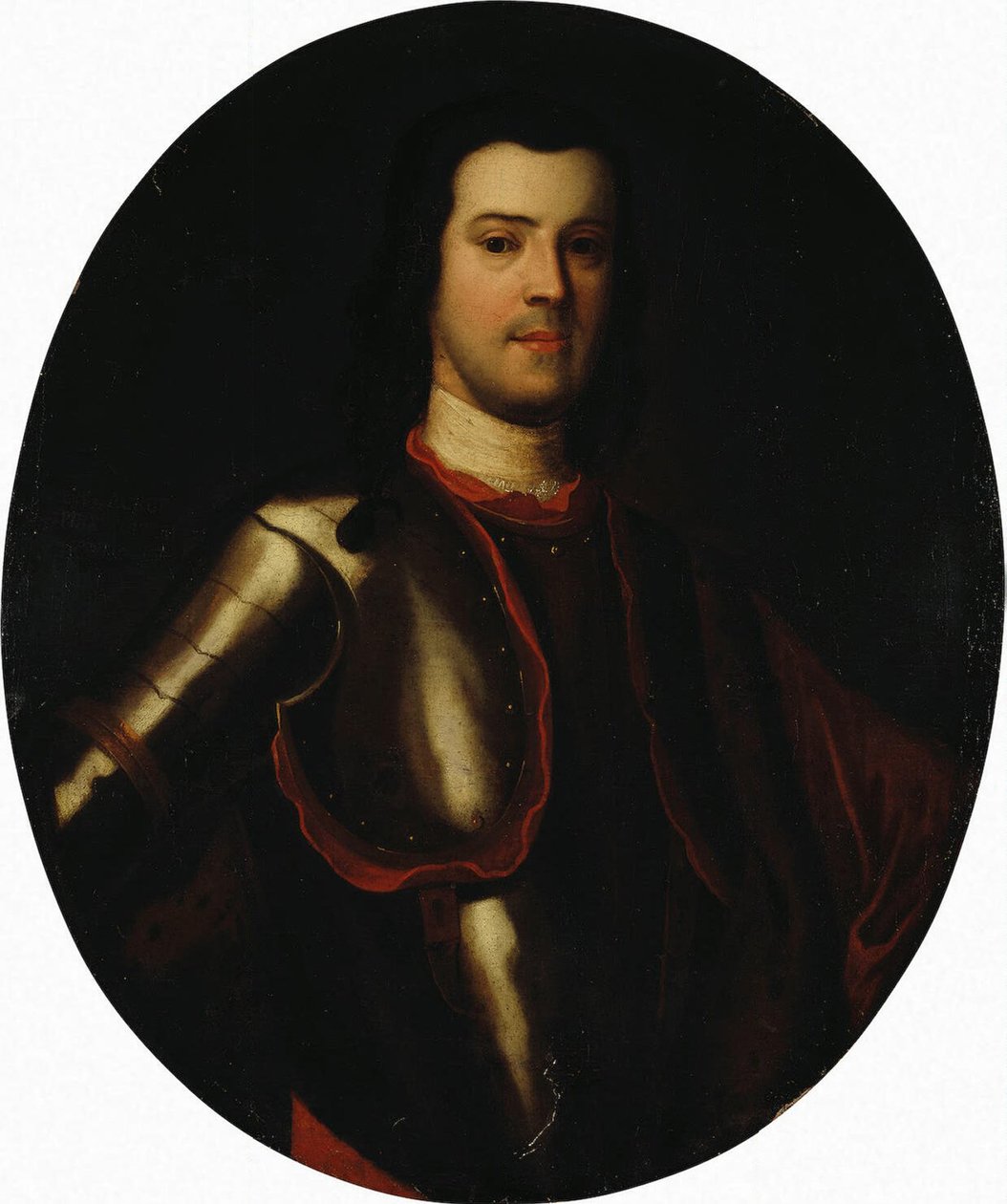18世纪初，安东·曼努伊洛维奇·德维尔伯爵（Count Anton Manuilovich Devier）肖像1682-1745。 作者 不明