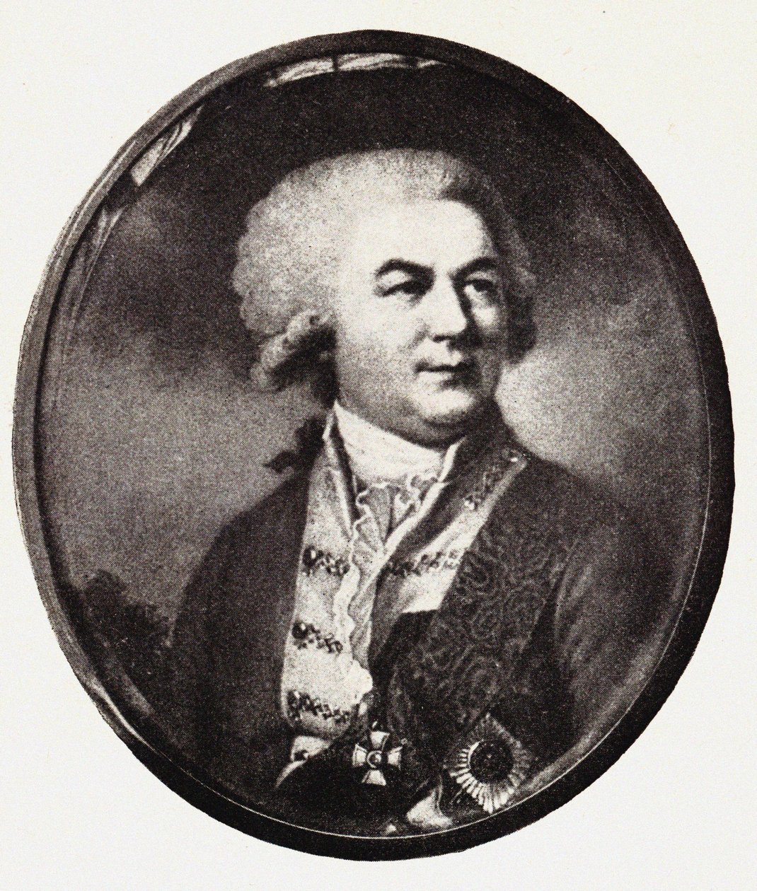 十九世纪初，伯爵彼得·扎瓦多夫斯基（Pyotr Zavadovsky）的画像17391812。 作者 不明