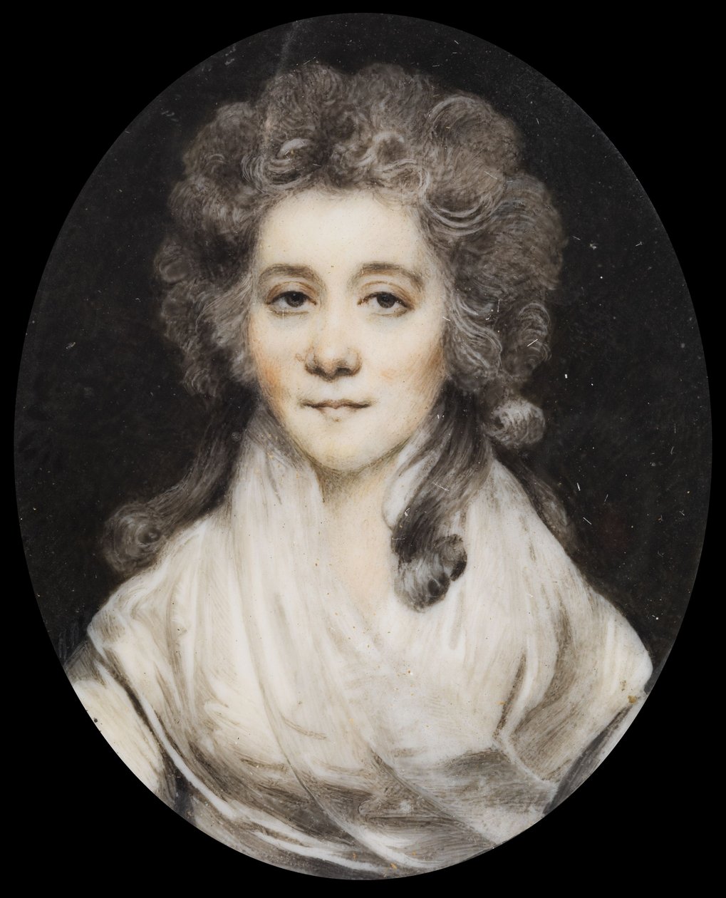 伯爵夫人安娜·伊夫根尼耶夫娜·奥博伦斯卡娅的肖像1778-1810，晚十八分。 作者 不明