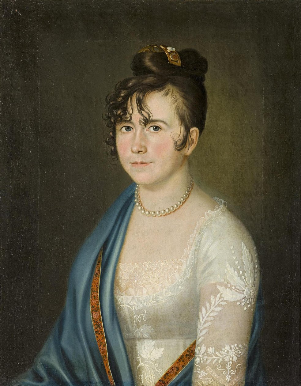 伯爵夫人安娜·弗拉基米罗夫娜·鲍勃林斯卡娅的肖像1769-1846，1800年代 作者 不明