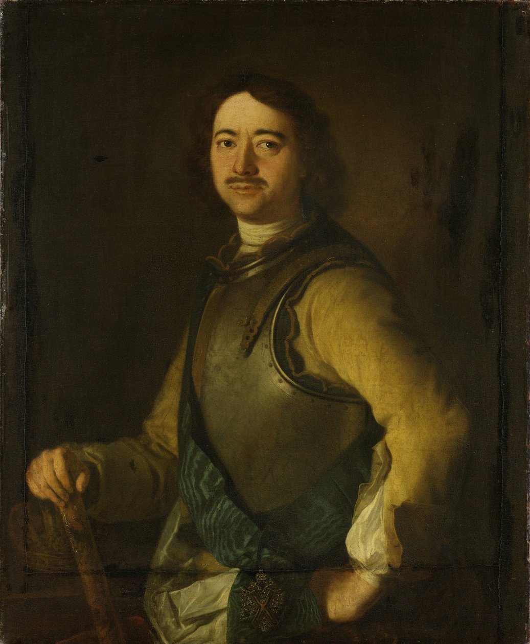 彼得二世皇帝（1672-1725年）画像，十八世纪初。 作者 不明