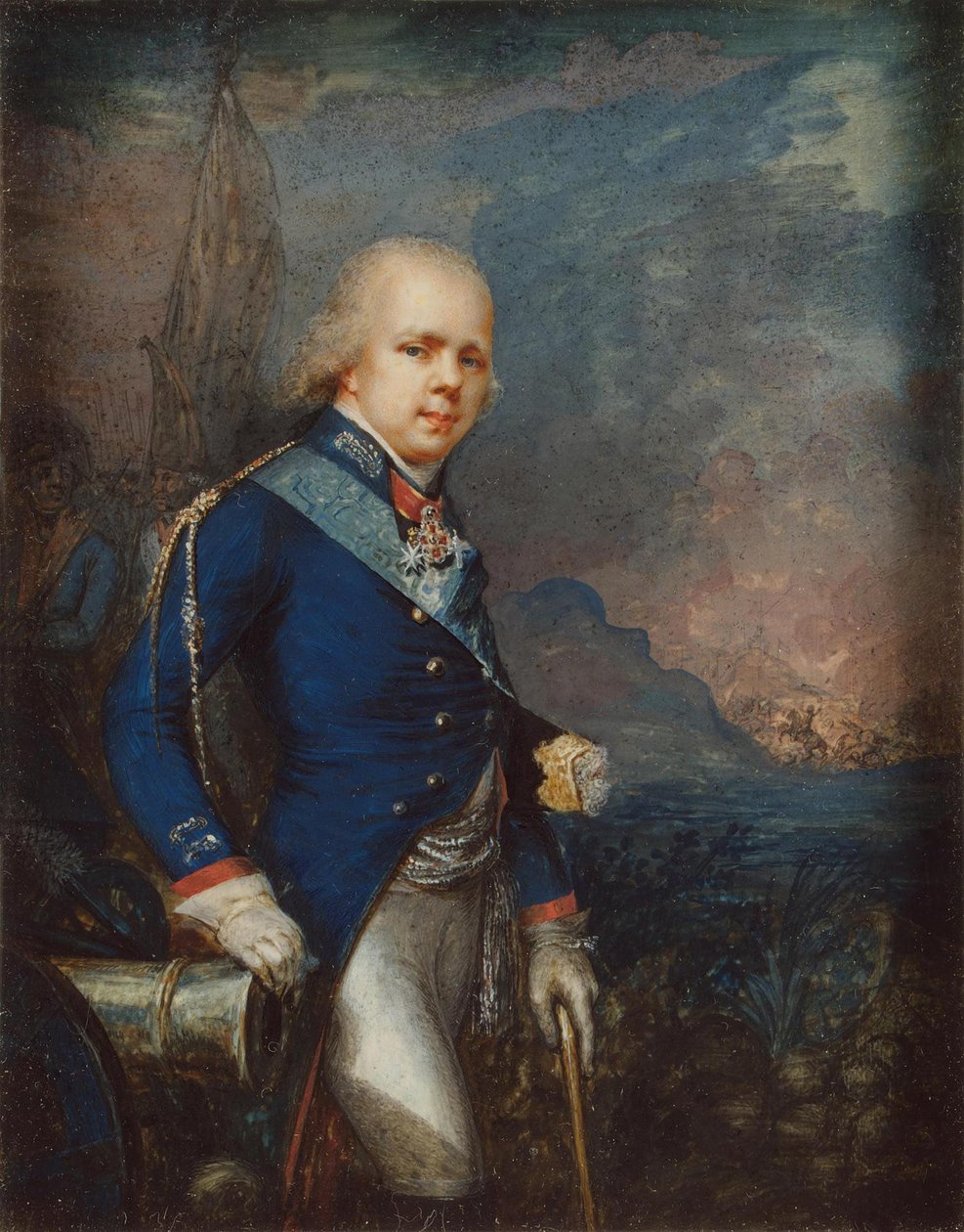俄国大公君士坦丁·帕夫洛维奇的画像，1799年至1831年，诺维战役，1799年 作者 不明