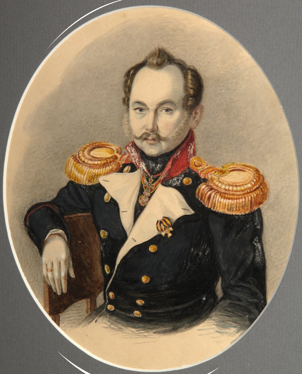 Grigory Maximovich Rehbinder的肖像 作者 不明