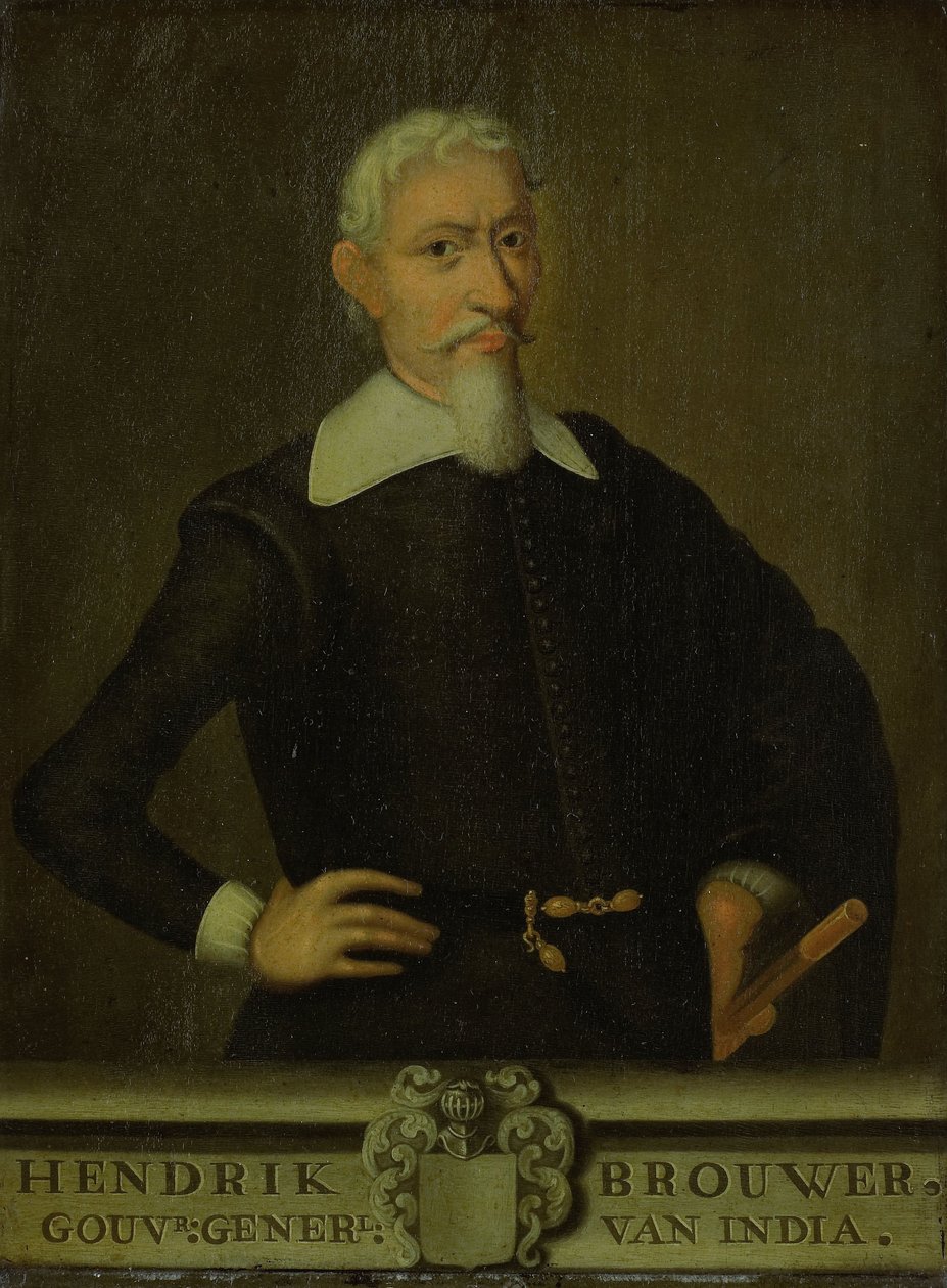 亨德里克·布劳威尔（Hendrik Brouwer，1581-1643）的肖像。  替代标题：亨德里克·布劳威尔（Hendrik Brouwer，1581-1643）。 总督 (1632-36)。[1] 作者 不明