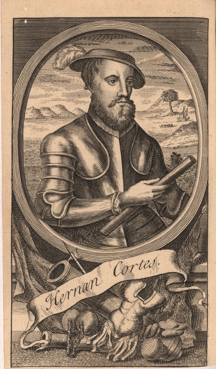 埃尔南·科尔特斯（HernánCortés）肖像1485-1547，1741年。 作者 不明