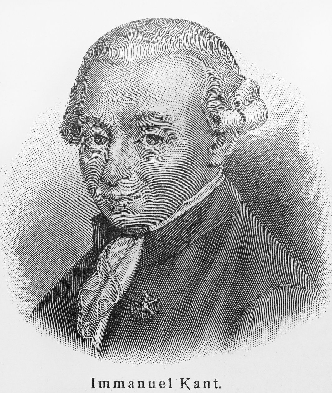 伊曼纽尔·康德的肖像1724-1804 作者 不明