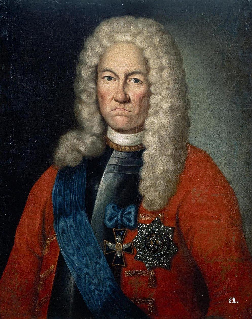 雅各布·丹尼尔·布鲁斯（Jacob Daniel Bruce）的肖像1669年至1735年，十八世纪上半叶 作者 不明