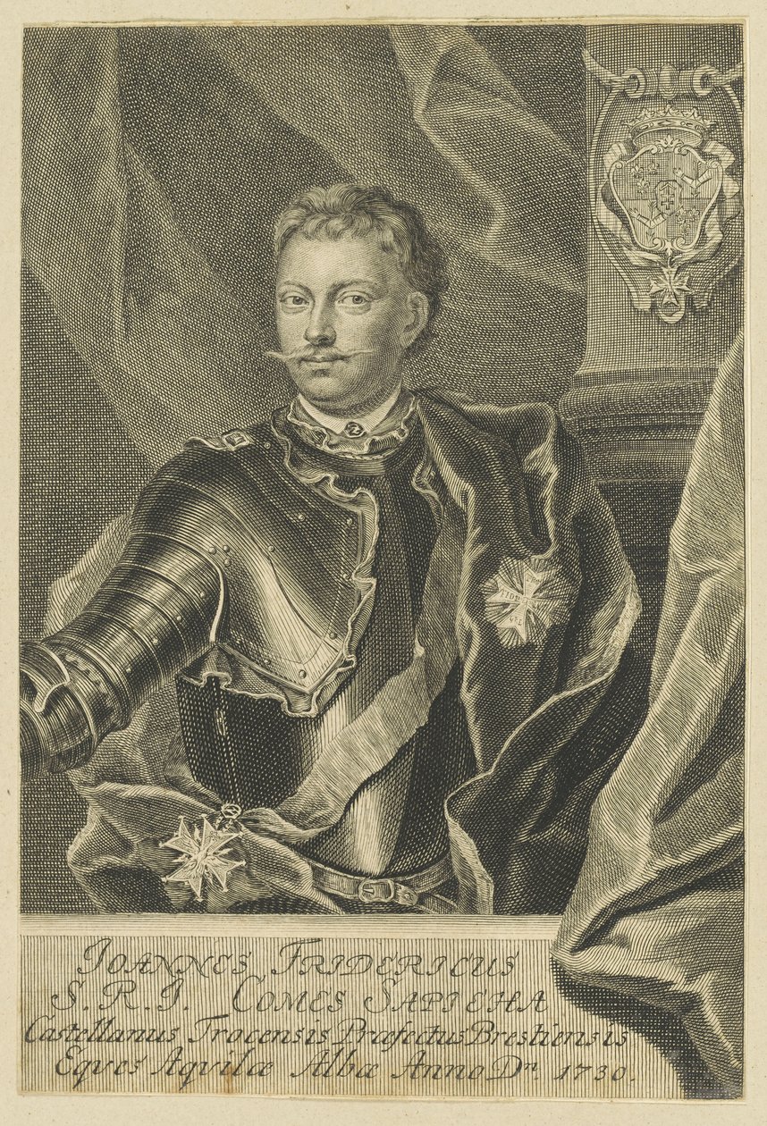Jan Fryderyk Sapieha肖像（1680-1751，1730）。 作者 不明