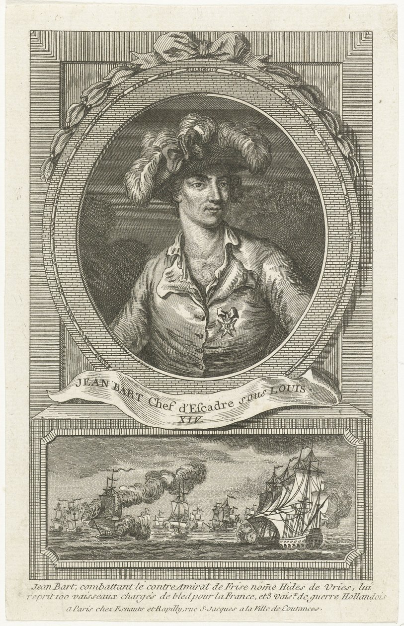 让·巴特（Jean Bart）肖像（1650-1702），1694年。 作者 不明