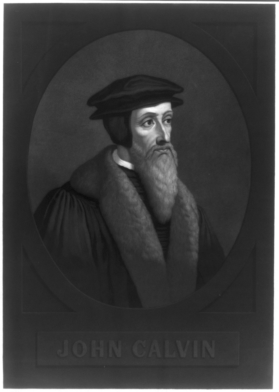 约翰·加尔文（John Calvin）肖像（1509-1564），十九世纪初。 作者 不明