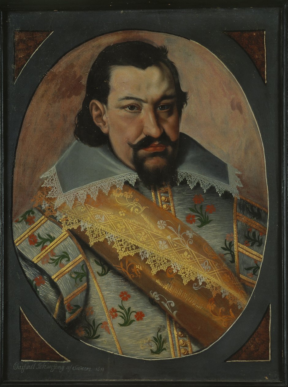 约翰·乔治一世肖像（1585-1656），萨克森州选举人，1613年。 作者 不明