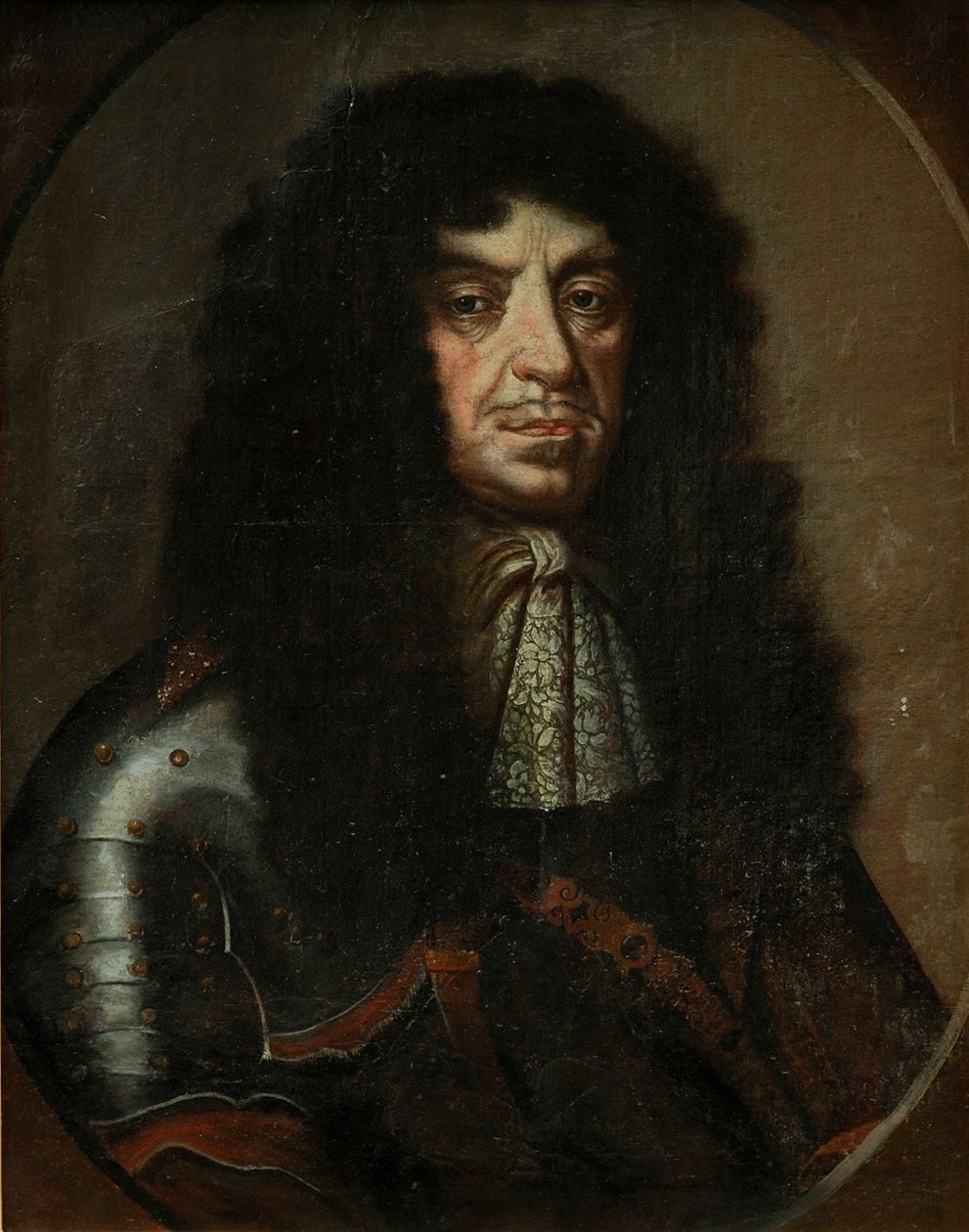 约翰二世卡西米尔·瓦萨（1909-1672）的肖像，波兰国王和立陶宛大公，十七世纪下半叶。 作者 不明