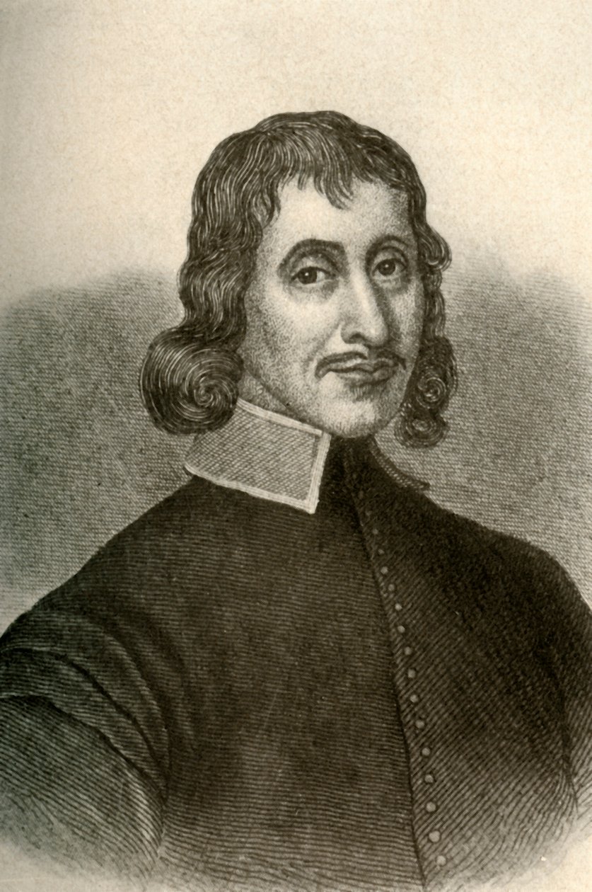 约翰·温思罗普（John Winthrop）第二幅肖像，穿着马萨诸塞州的清教徒服饰，c1640-50，1937年 作者 不明