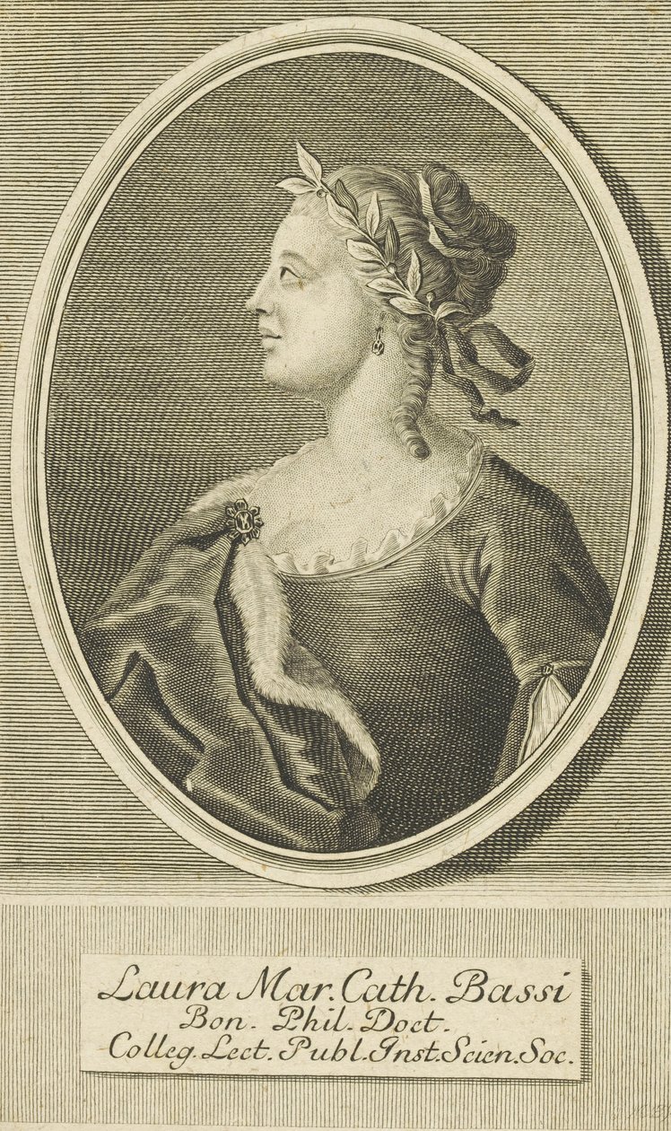 劳拉·巴西（Laura Bassi）肖像1711-1778，1738年。 作者 不明