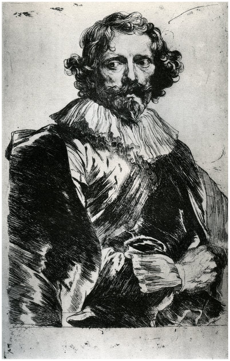 卢卡斯·沃斯特曼（Lucas Vorsterman）肖像，1627-1632年，1958年 作者 不明