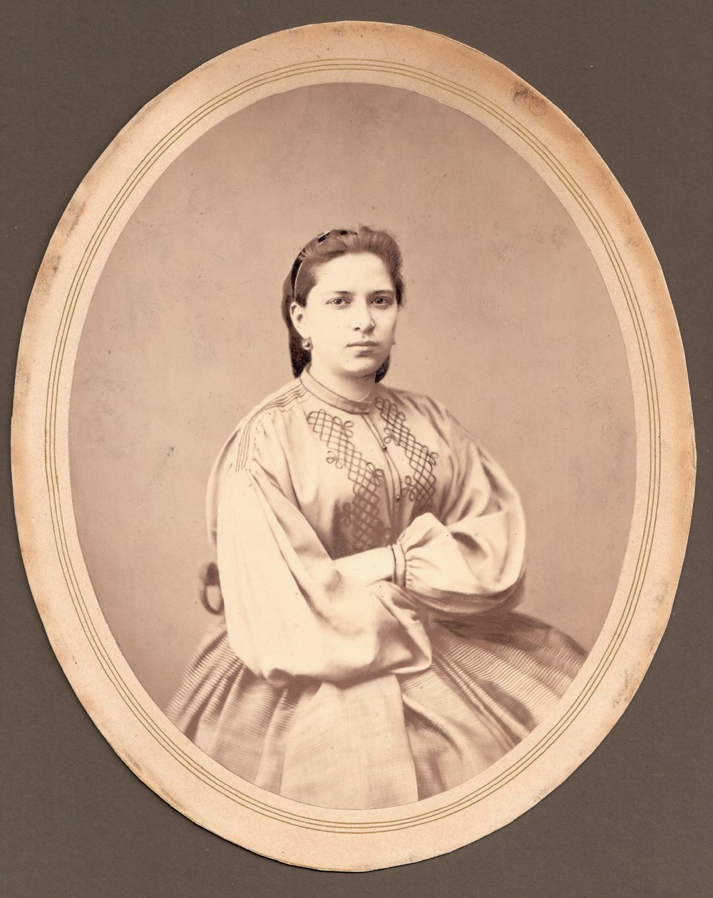 玛丽亚Mikhaylovna Dostoevskaya 1844-1888的肖像 作者 不明