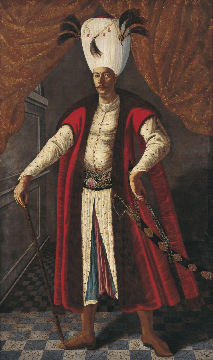 穆罕默德四世肖像1642-1693年，奥斯曼帝国苏丹，约1681-1682年 作者 不明