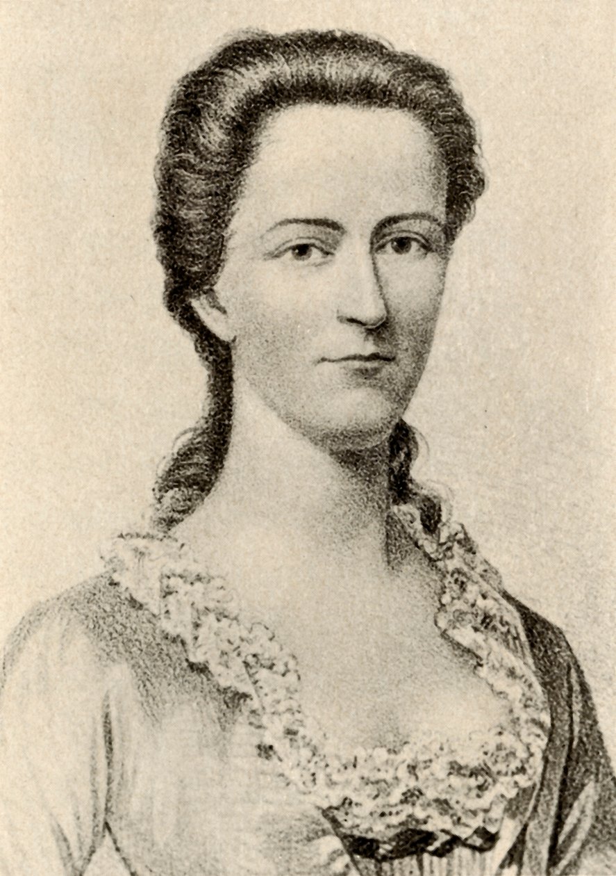 乔治二世统治时期的波士顿玛丽·法纳伊夫人肖像，c1760，1937年。 作者 不明