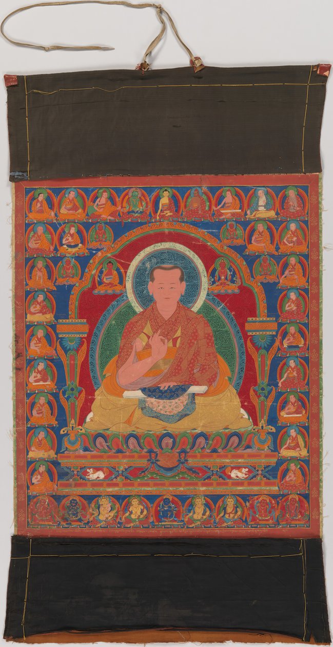 芒钦-桑杰-仁钦的肖像，吴哥寺的第八任住持，16世纪末。 作者 不明