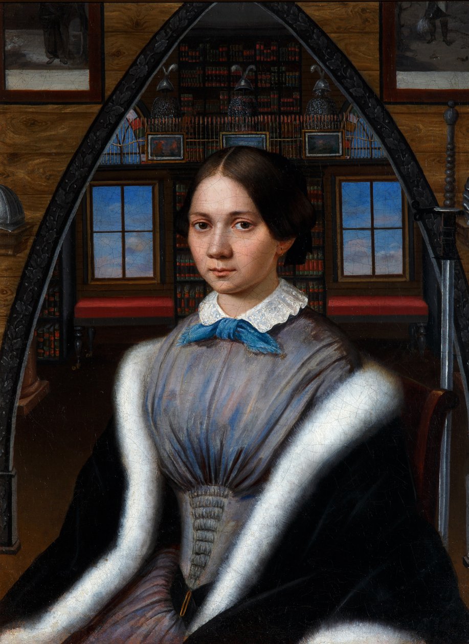 Natalia Nikolaevna Korsakova的画像，约。 1849年 作者 不明