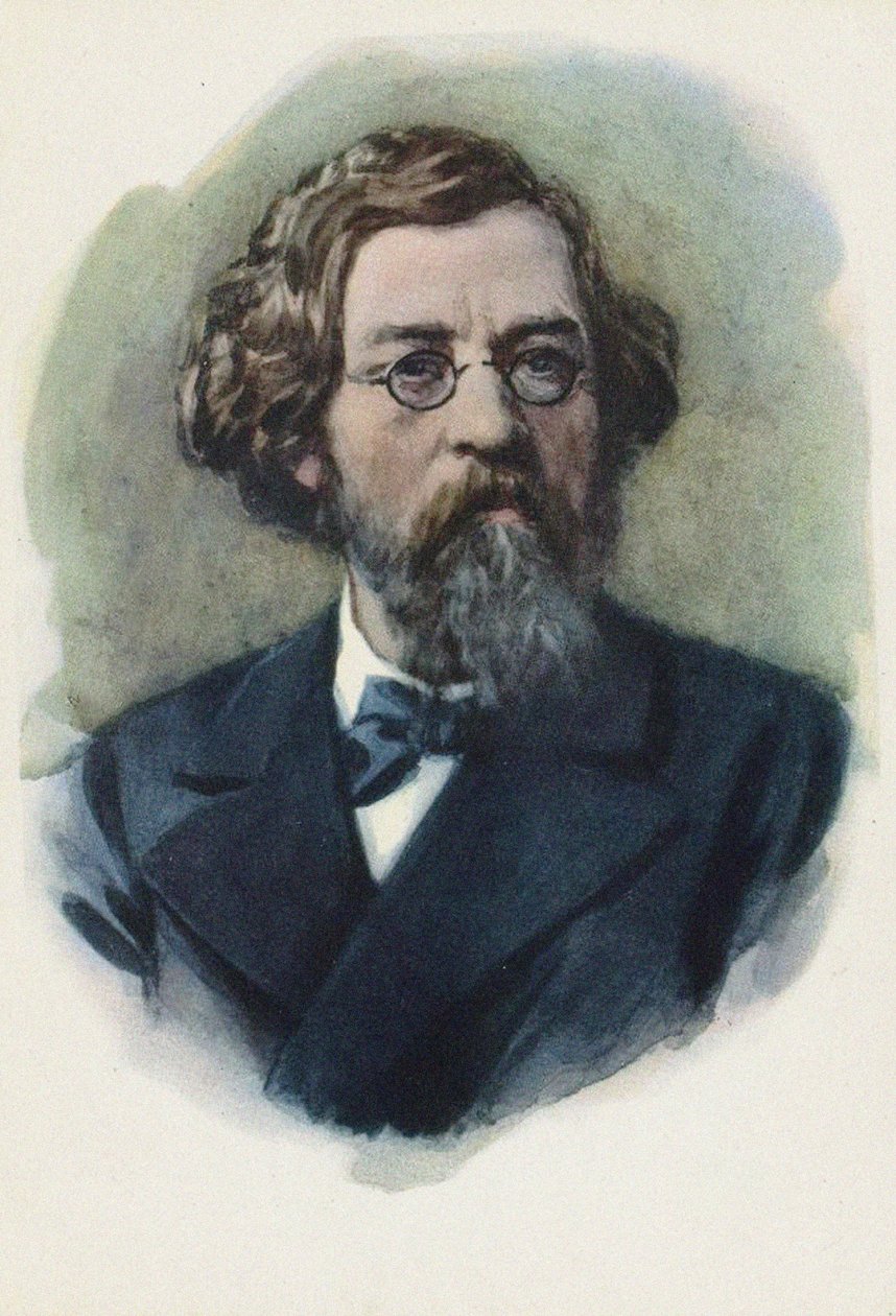 尼古拉·切尔尼雪夫斯基的肖像1828-1889 作者 不明
