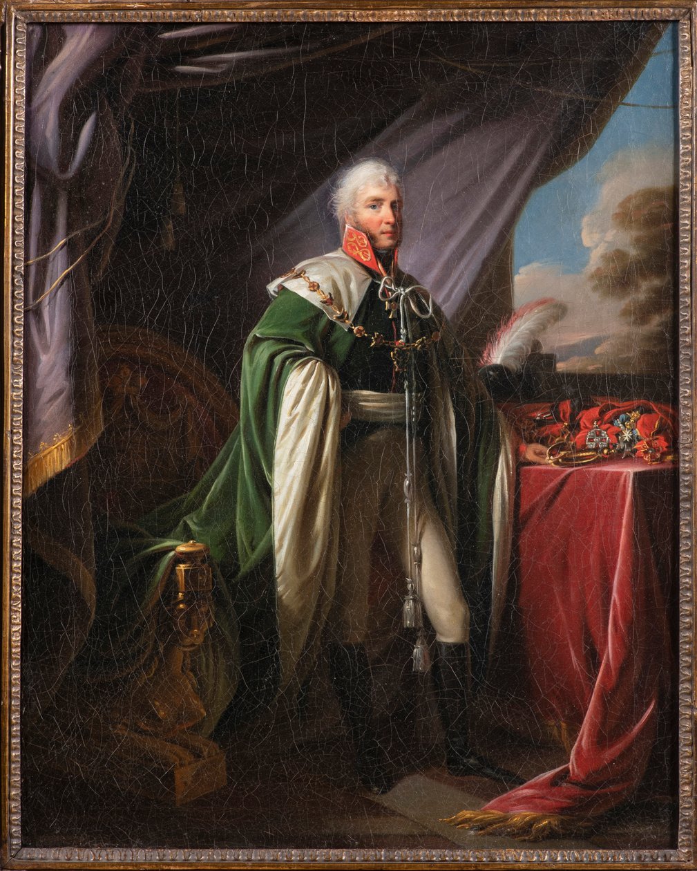 Pavel Vasilievich Chichagov的肖像，1767-1849年，19世纪第一季度。 作者 不明