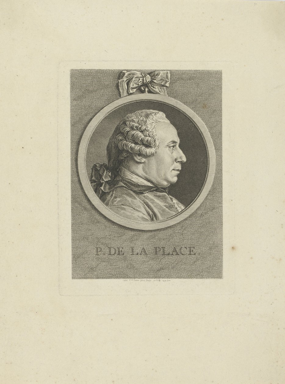 Pierre-Antoine de La Place 1707-1793的画像，1762年。 作者 不明
