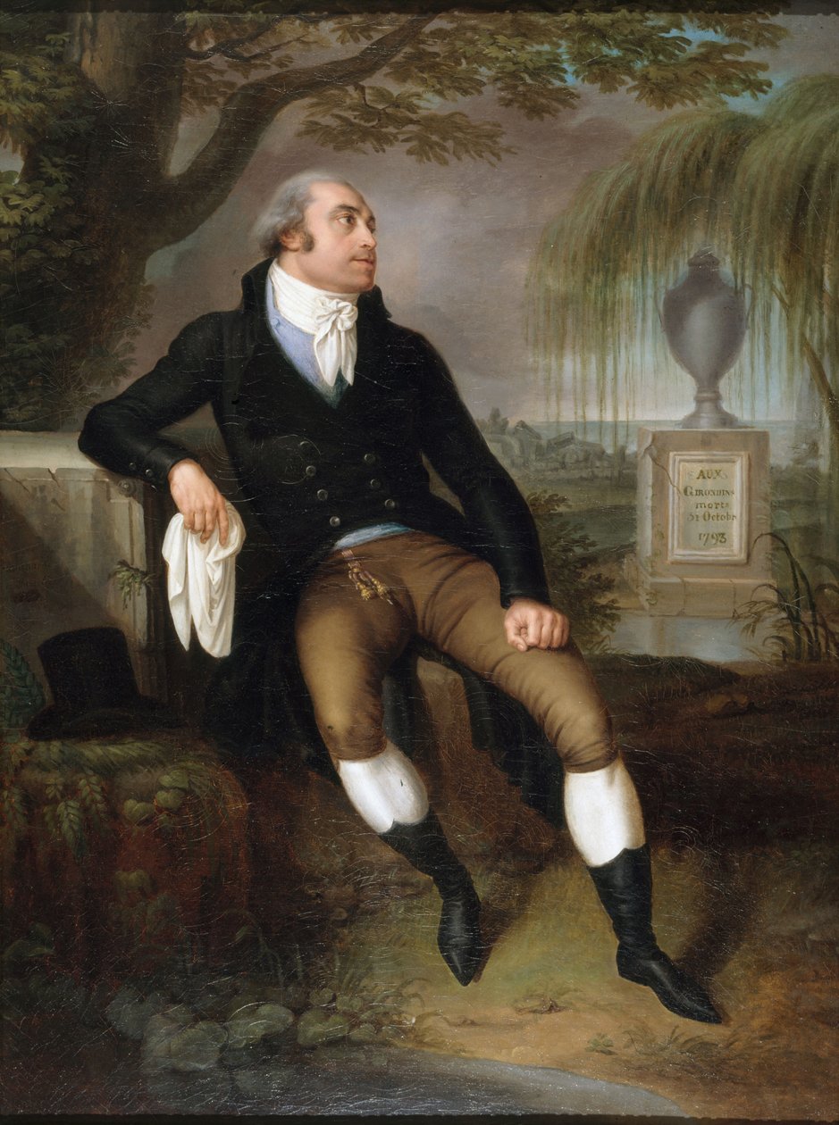 Pierre Victurnien Vergniaud的肖像，1753-1793，约1800。 作者 不明