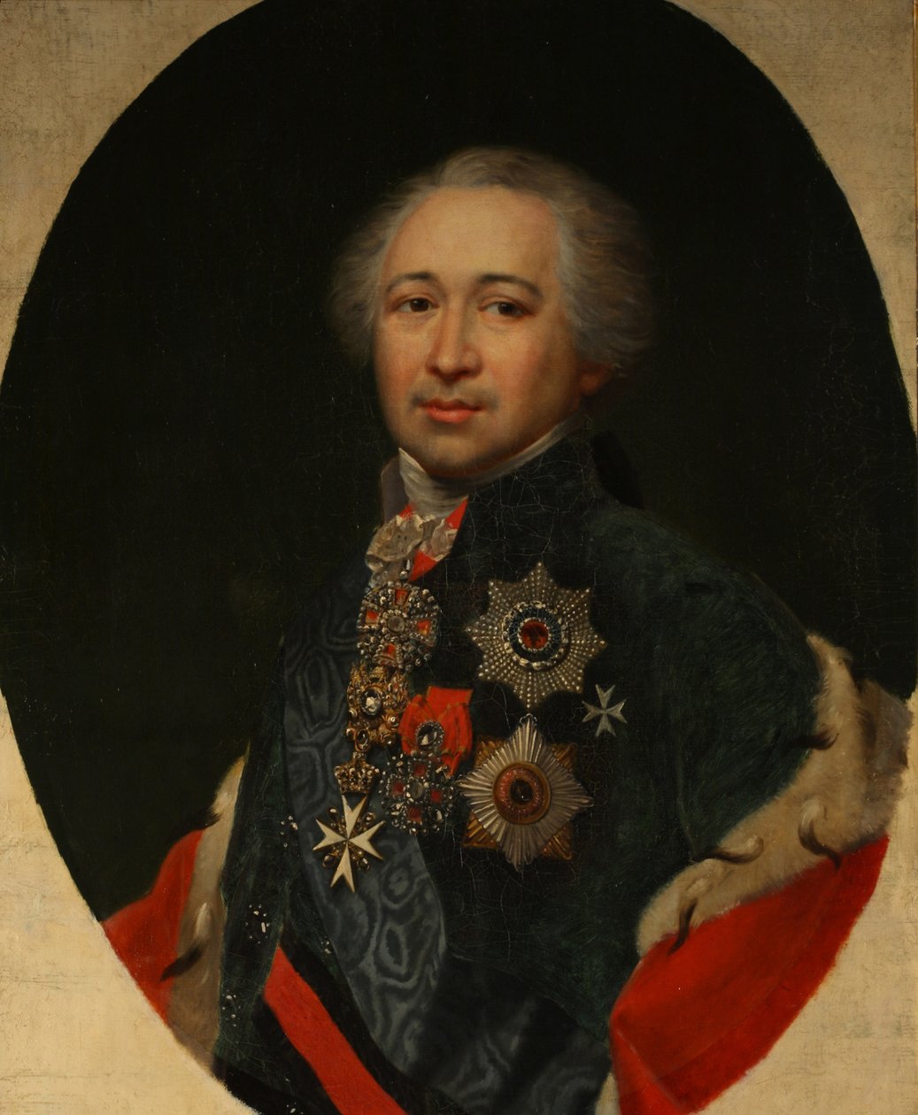 亚历山大·库拉金亲王肖像1752-1818，1810年代 作者 不明