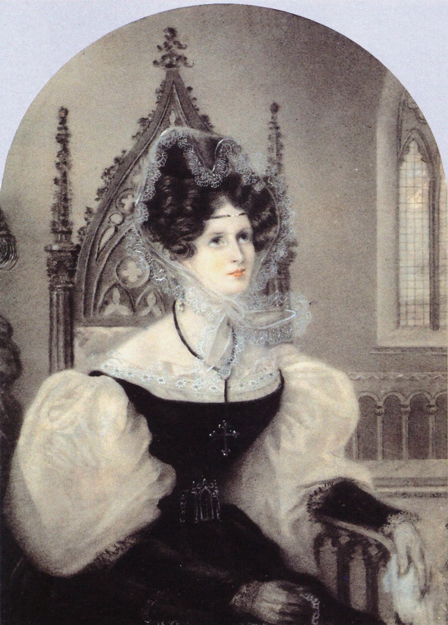 Zinaida Alexandrovna Volkonskaya公主肖像1792-1862 作者 不明