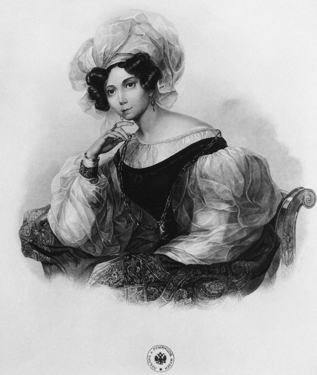 Zinaida Alexandrovna Volkonskaya公主肖像1792-1862 作者 不明