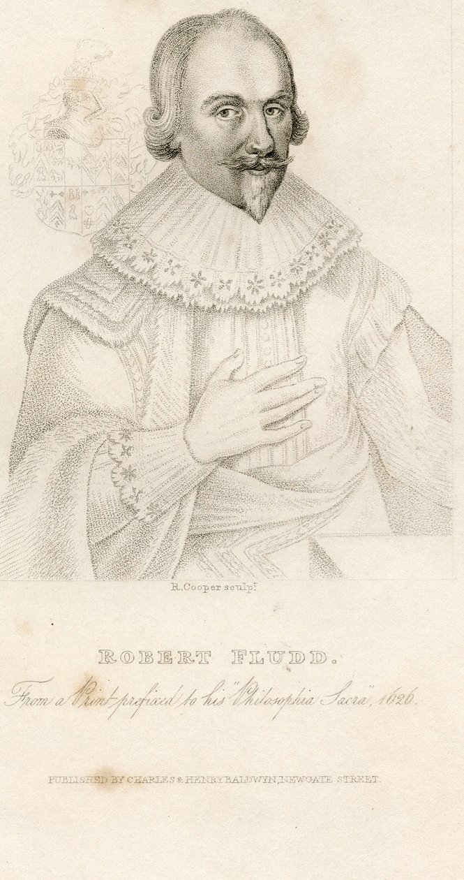 罗伯特·弗鲁德（Robert Fludd）肖像1574-1637，1626年 作者 不明