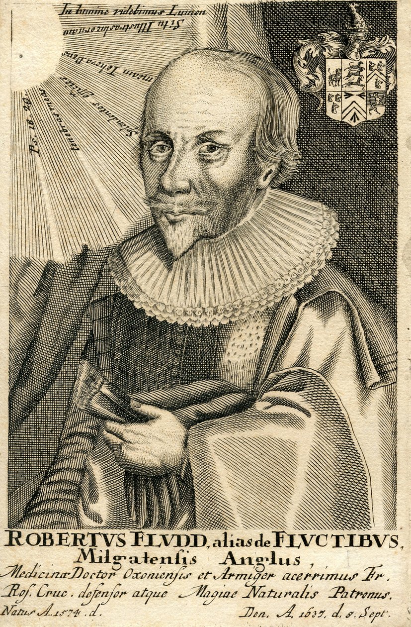罗伯特·弗洛德（Robert Fludd）肖像1574-1637，十七世纪 作者 不明