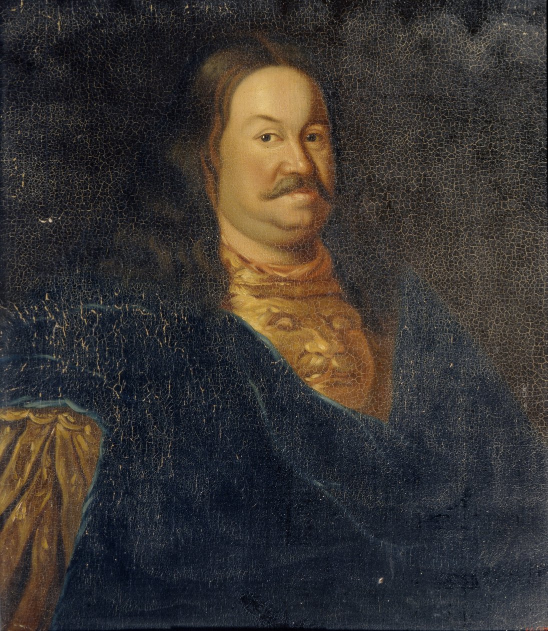 参议员Yakov Fyodorovich Dolgorukov参议员的肖像1639-1720，十八世纪初。 作者 不明