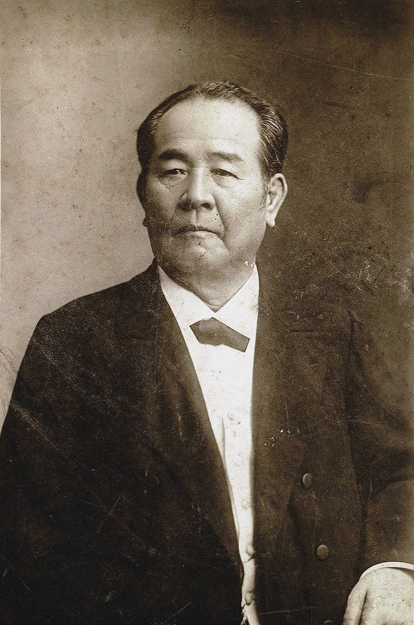 涩泽荣一的肖像，1840-1931年，约1890年。 作者 不明