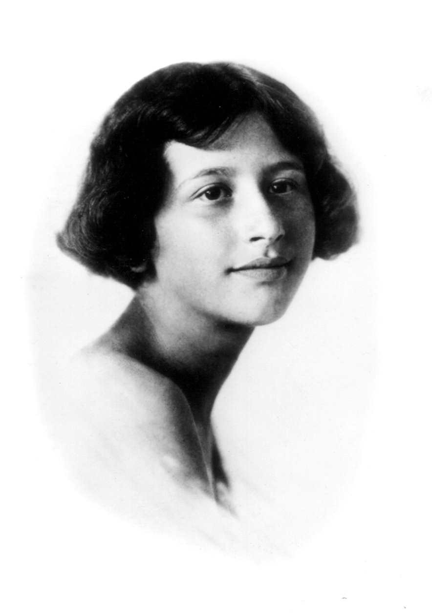 Simone Weil 的肖像（黑白照片） 作者 不明